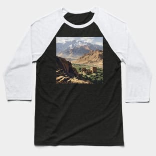 Afghanistan Baseball T-Shirt